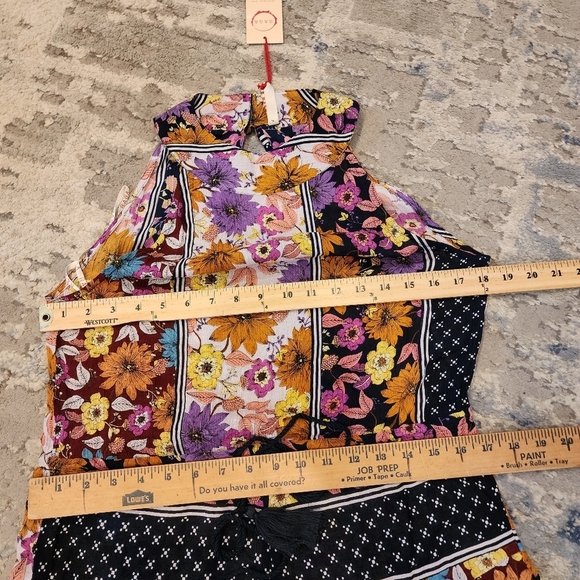 NWT Raga High Neck Sleeveless Romper Open Back size small - Picture 7 of 16